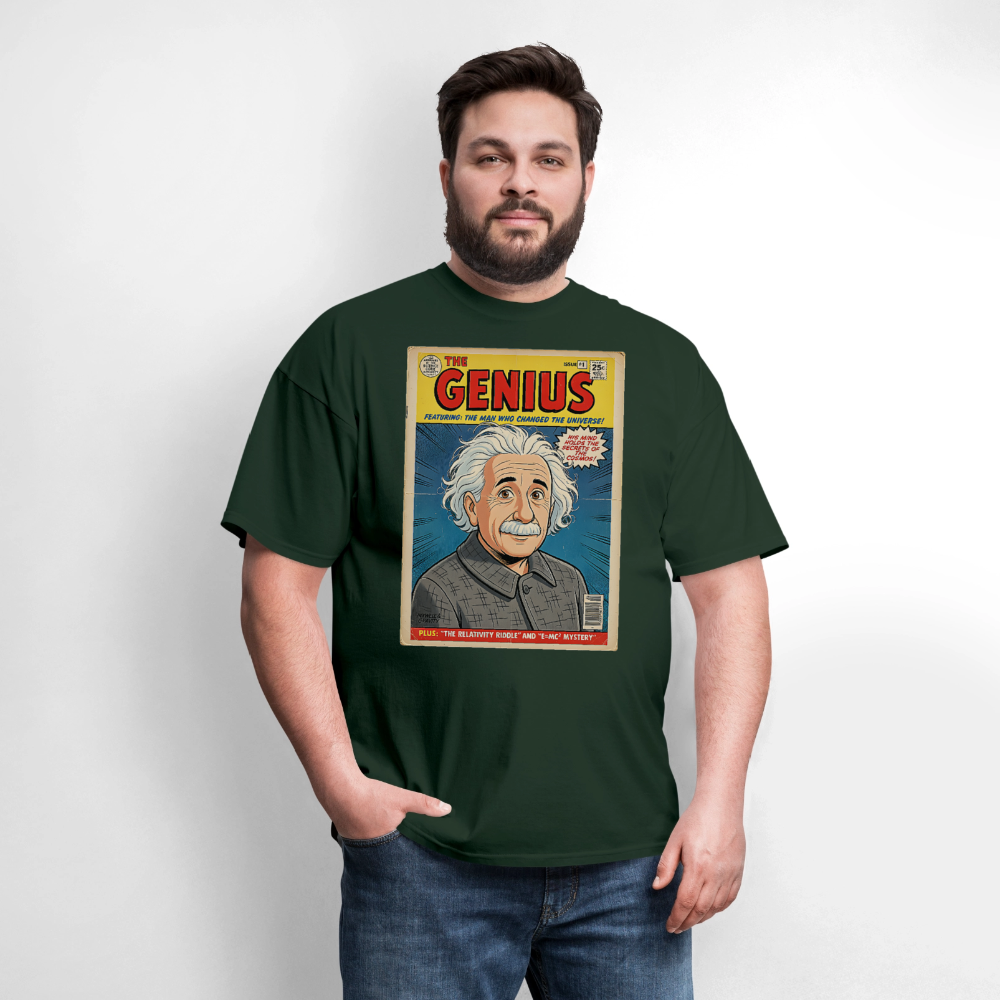 Albert Einstein #1 - forest green