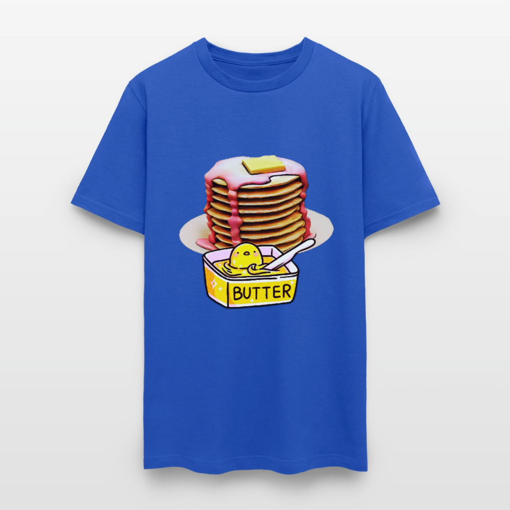 Pancakes and Butter - royal blue