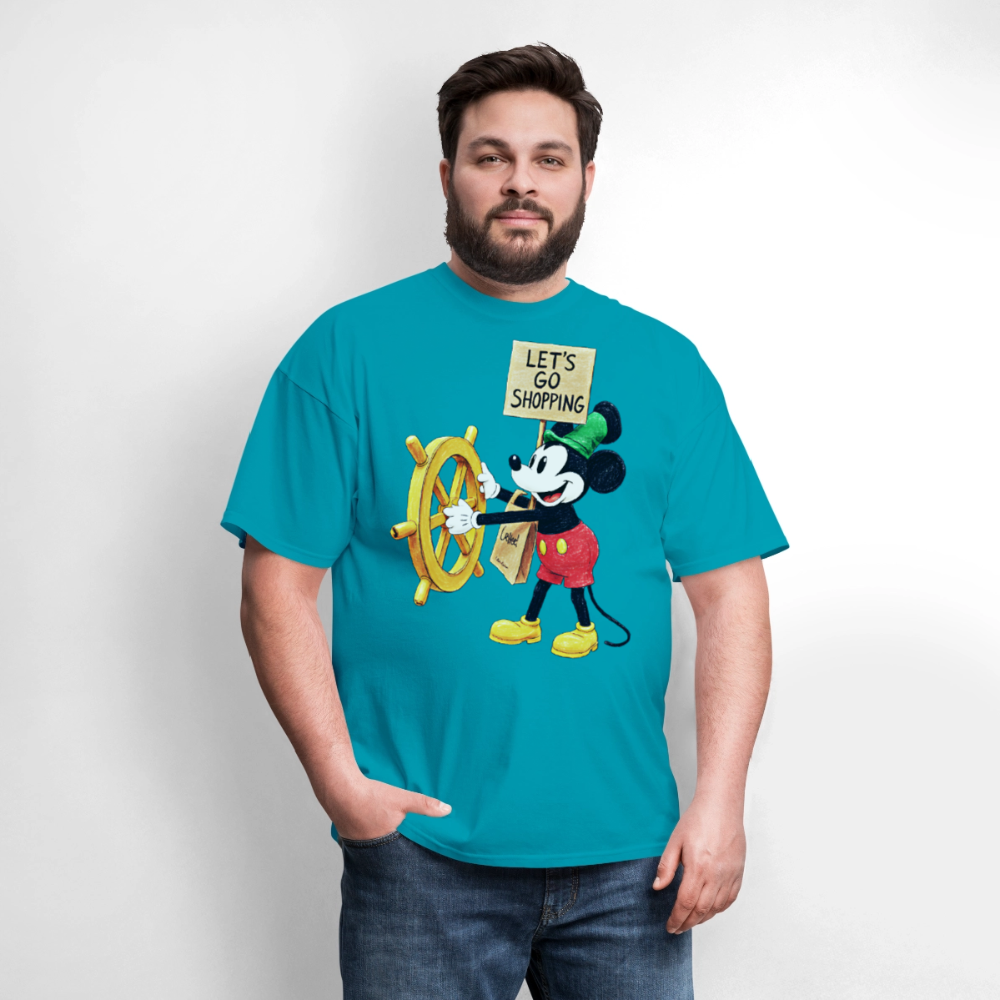 Let's Go Shopping - turquoise