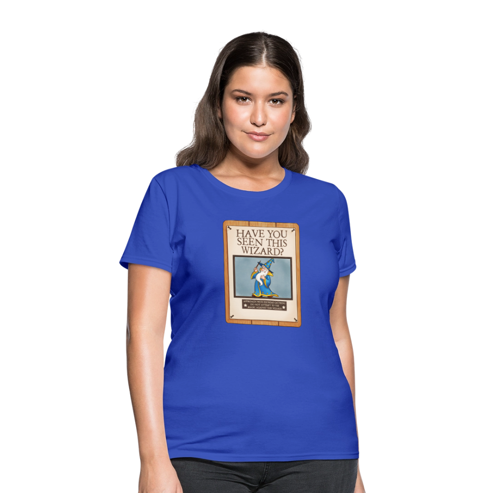 Approach With Caution - royal blue