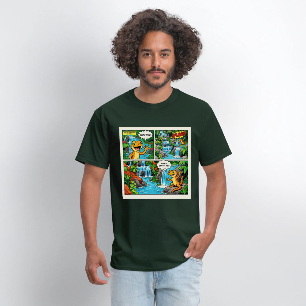 Comic Lizard - forest green