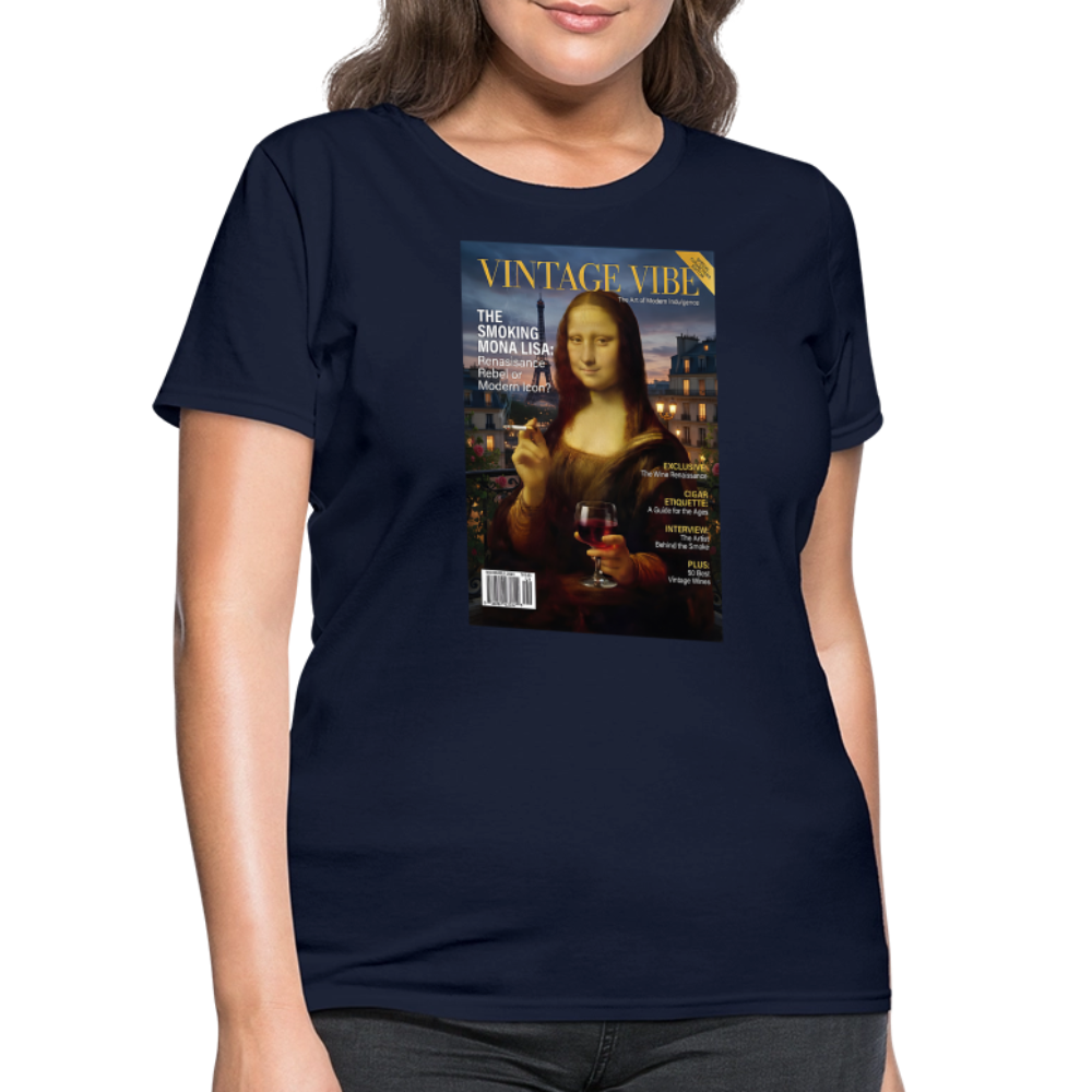 A Smoking Mona Lisa - navy