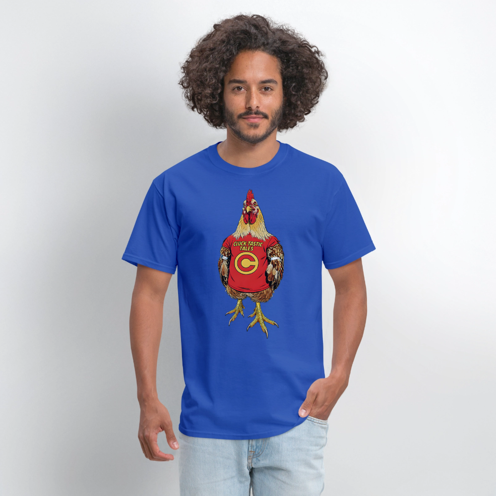Cluck- Tastic - royal blue
