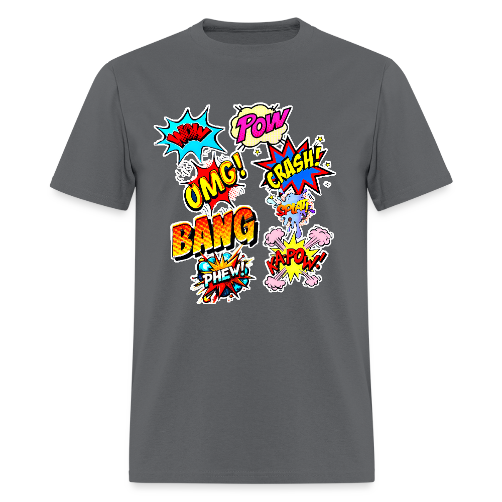 Comic Time - charcoal