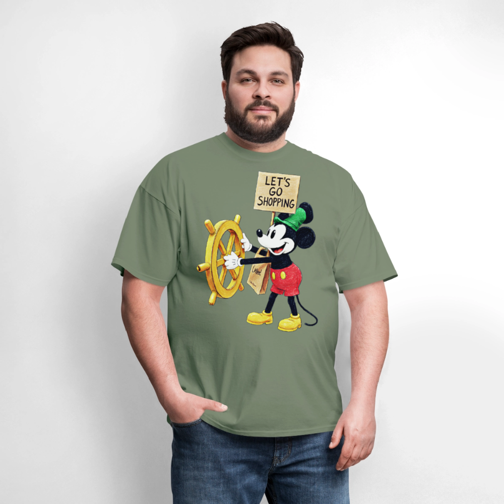 Let's Go Shopping - military green