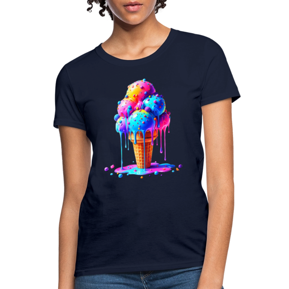 Melting Rainbow - navy