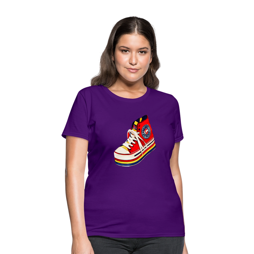 High Top Sneaker - purple