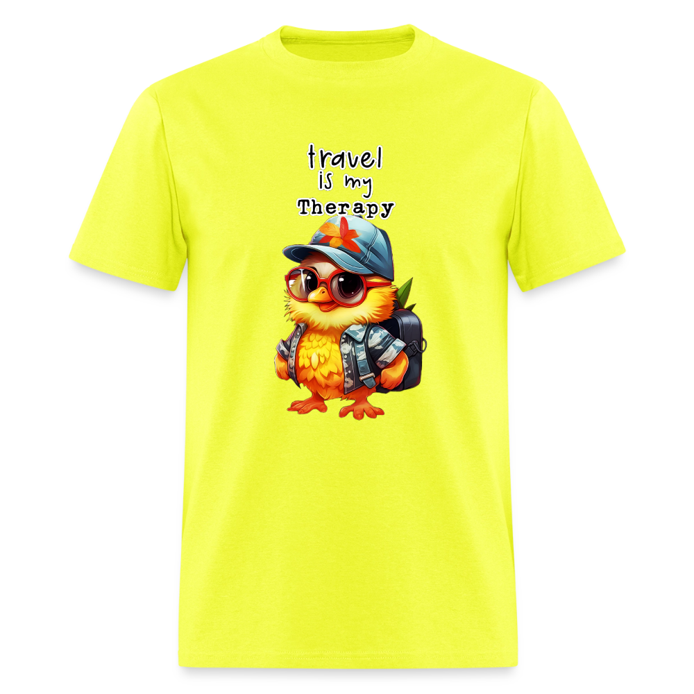 Travel Is My Therapy - safety green