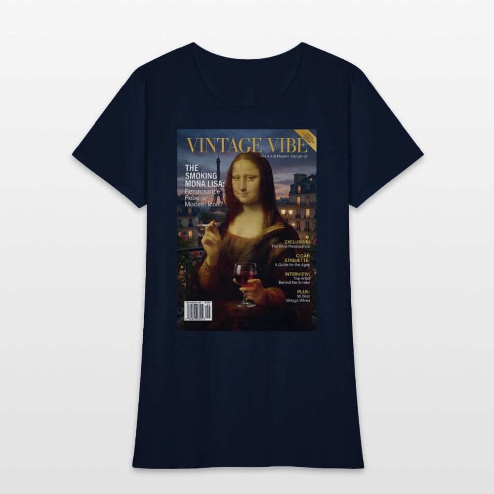 A Smoking Mona Lisa - navy
