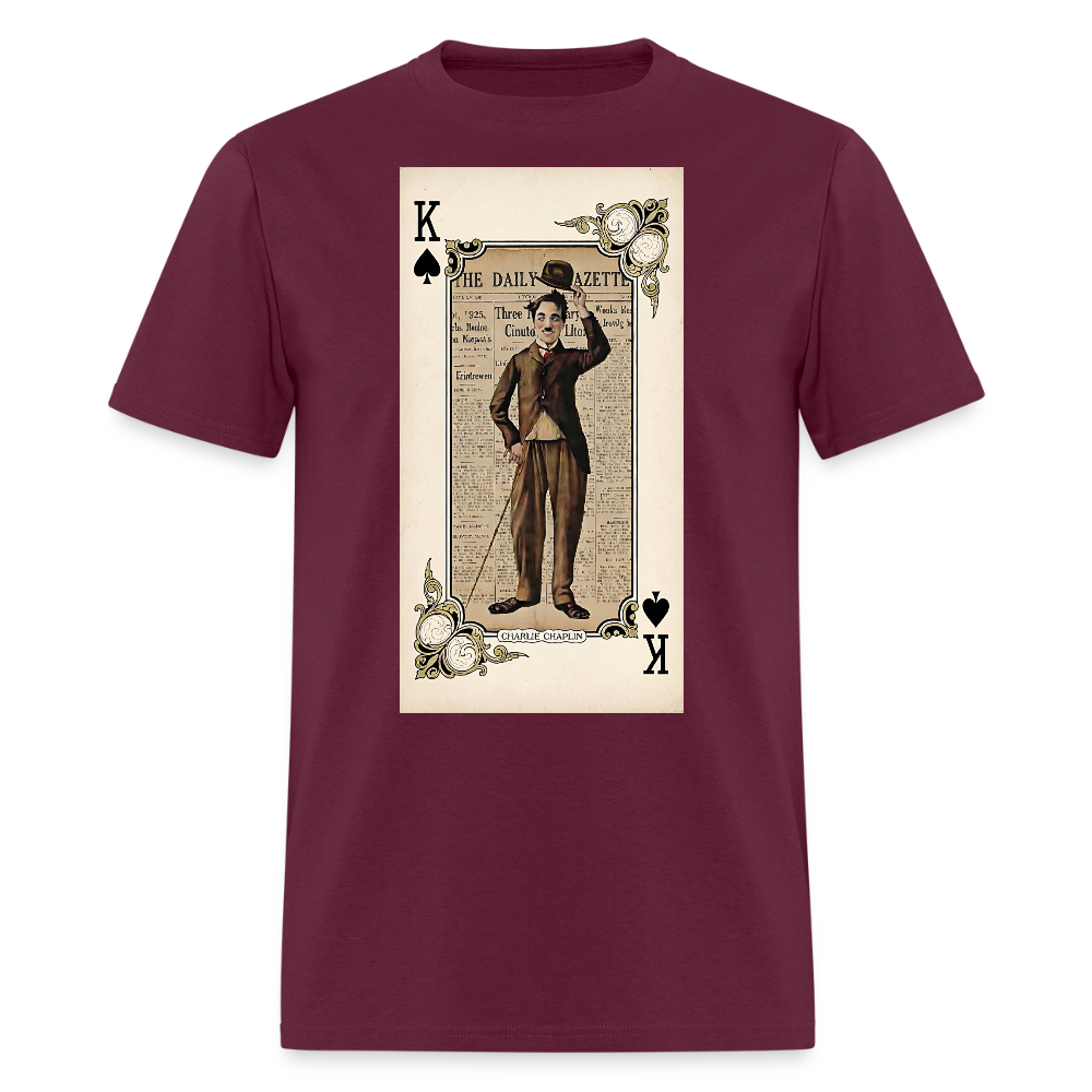 Charlie Chaplin - burgundy