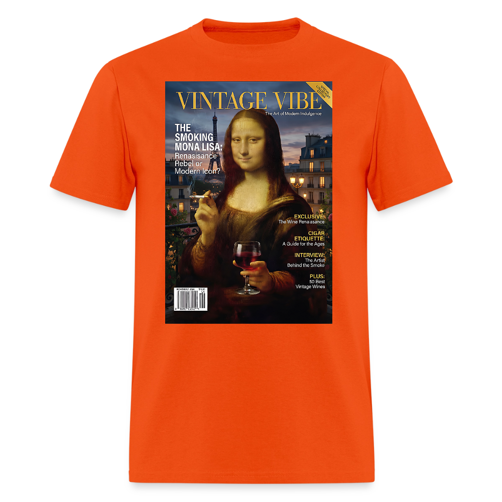A Smoking Mona Lisa - orange