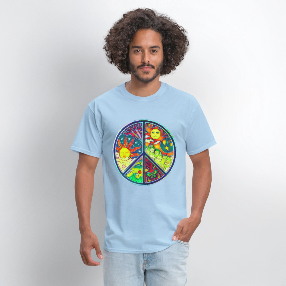 Peace - powder blue