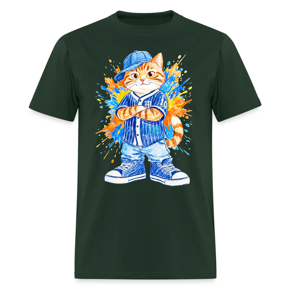 Cool Cat - forest green