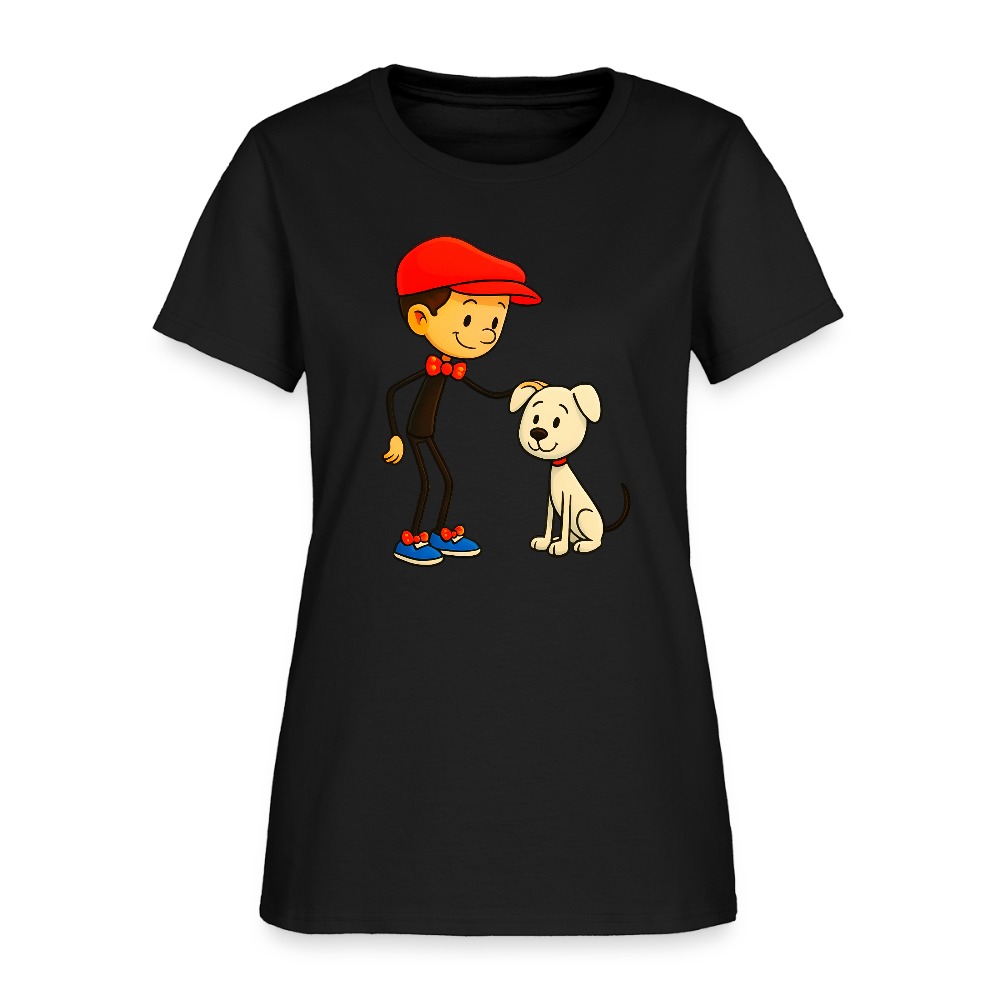 A Dog And His Best Friend - black