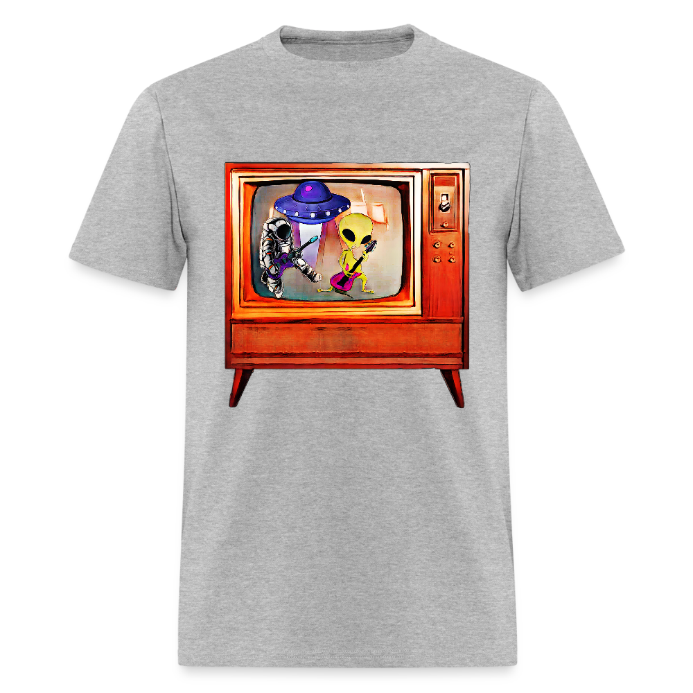 Rocking Astronaut and Alien #2 - heather gray