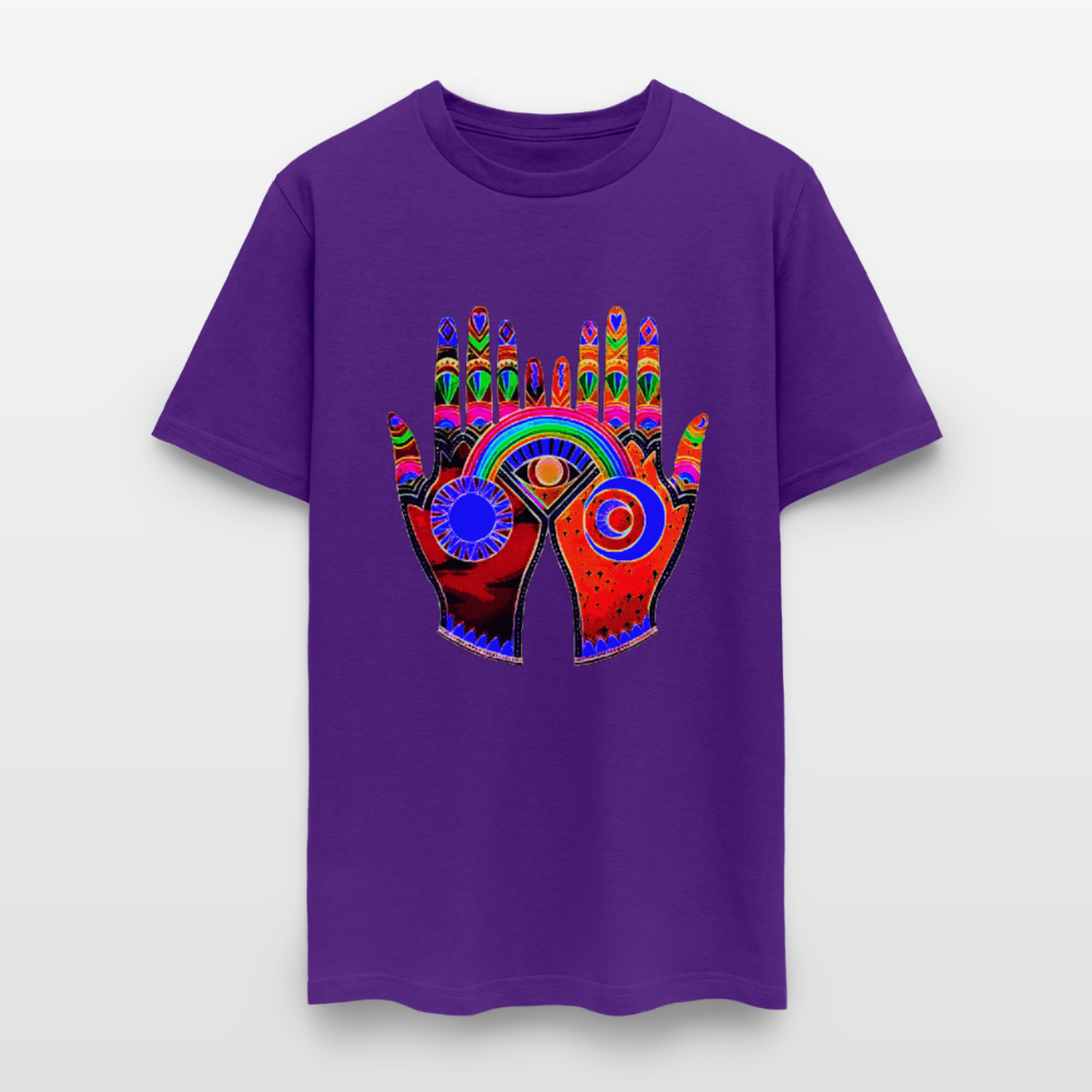 Open Hands - purple
