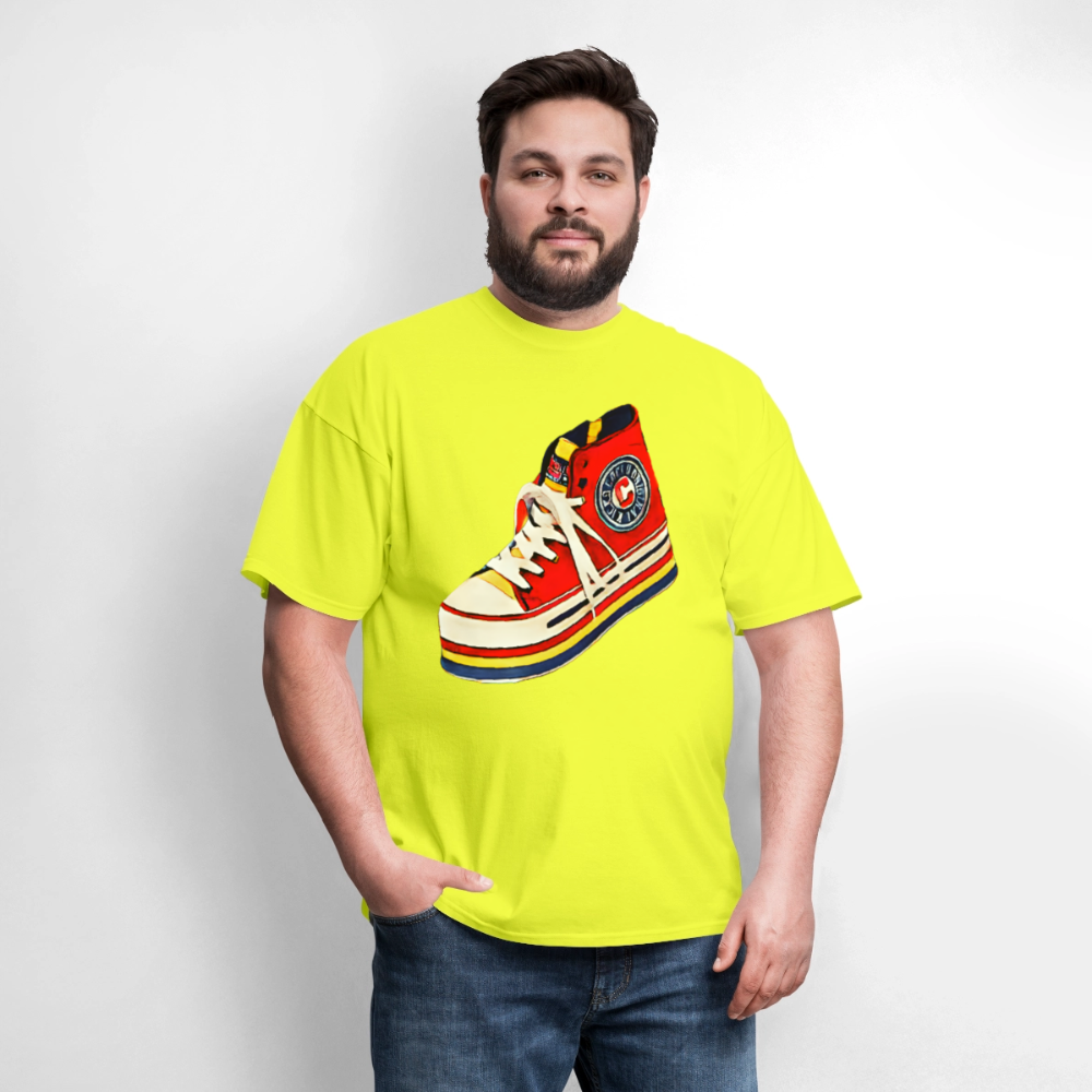 High Top Sneaker - safety green