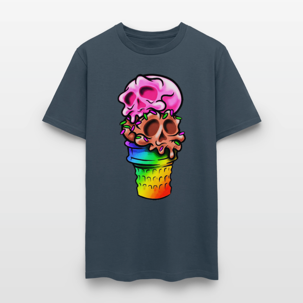 Cone Skull -  blue dusk