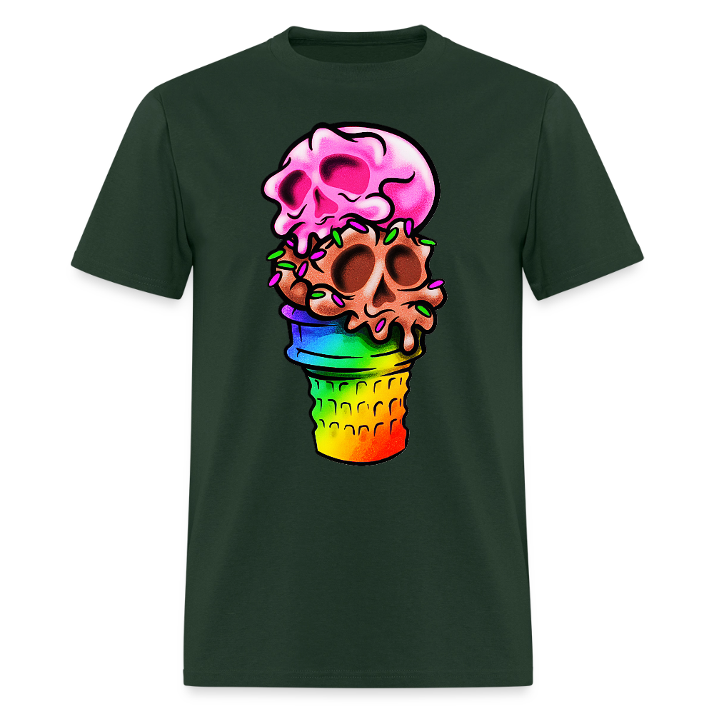 Cone Skull - forest green