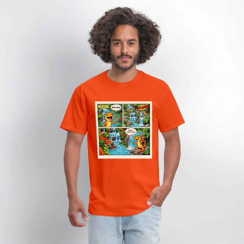 Comic Lizard - orange
