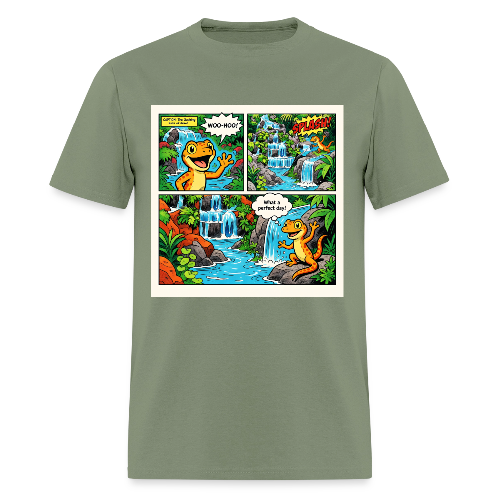 Comic Lizard - military green