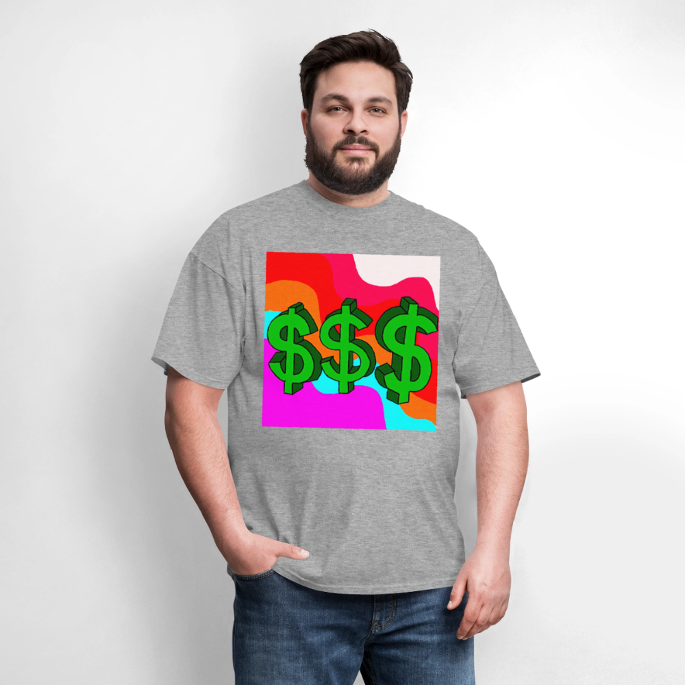 Dollar Sign - heather gray