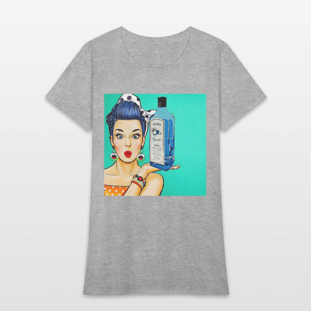 Retro Woman - heather gray