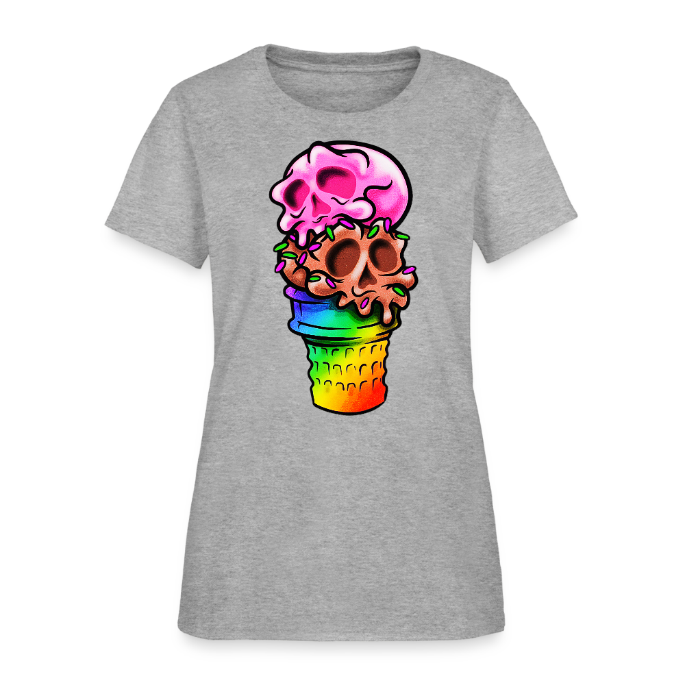Cone Skull - heather gray