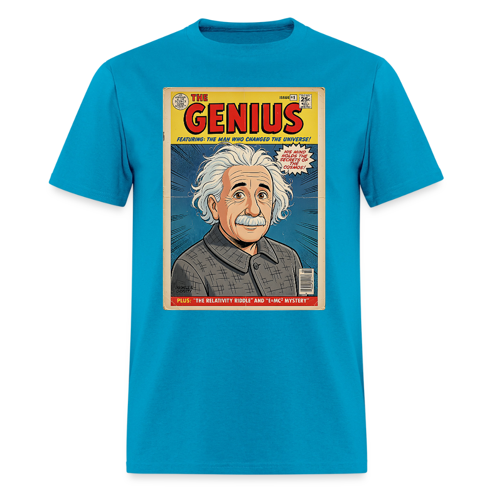 Albert Einstein #1 - turquoise