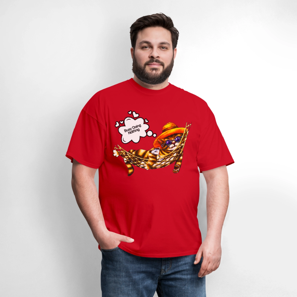 Busy Doing Nothing - red