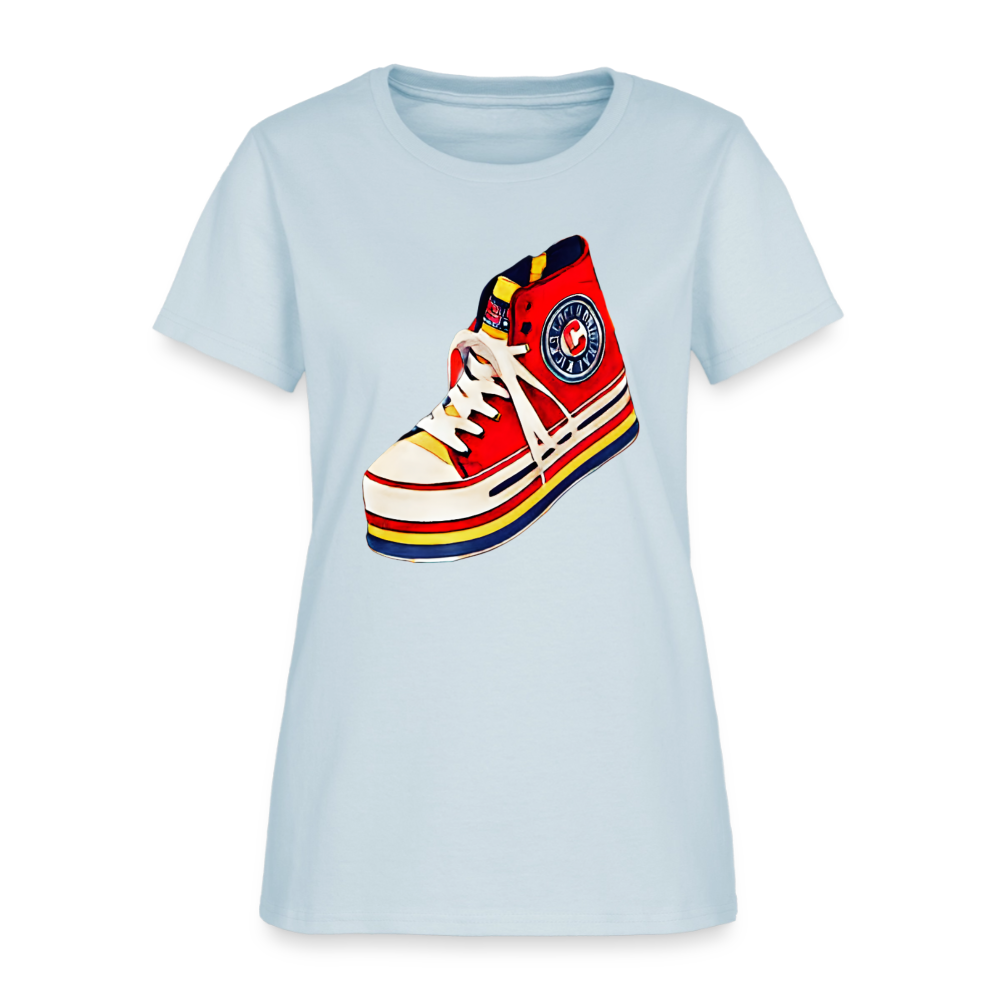 High Top Sneaker - light blue