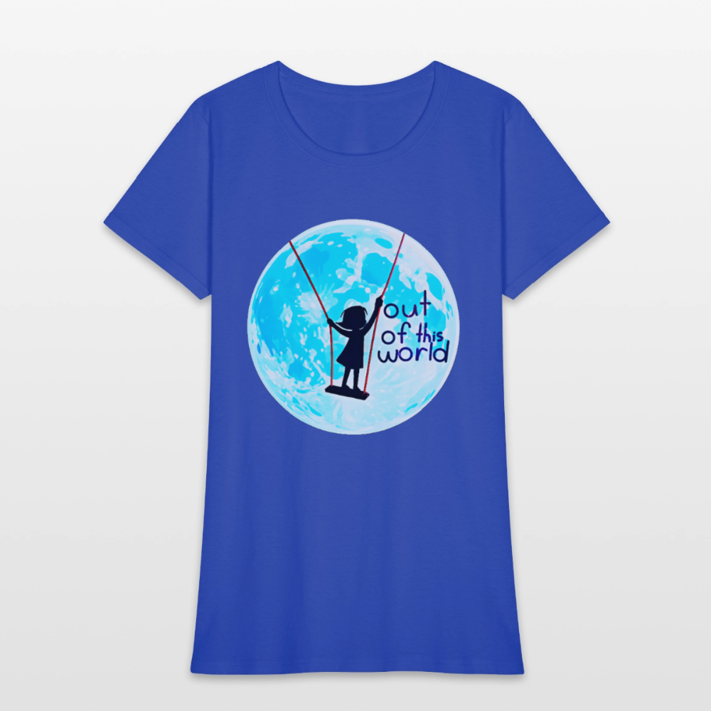 Out of this world - royal blue