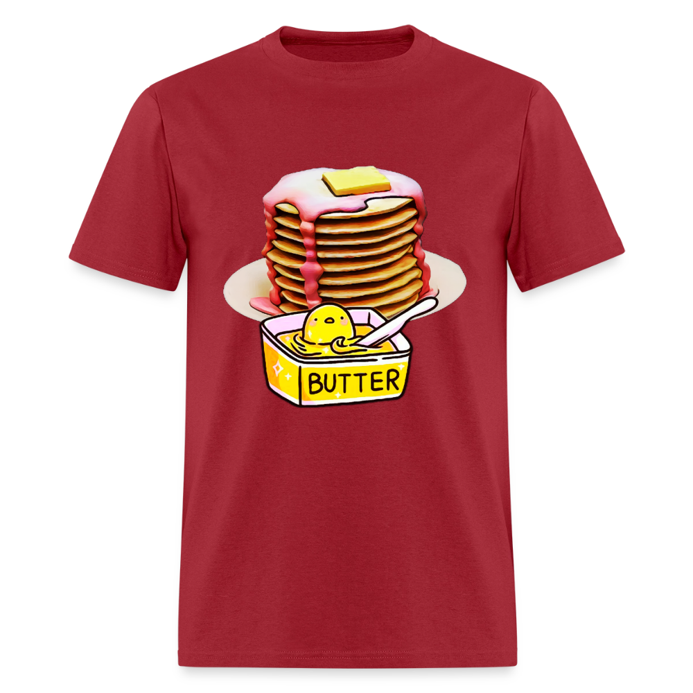 Pancakes and Butter - true red