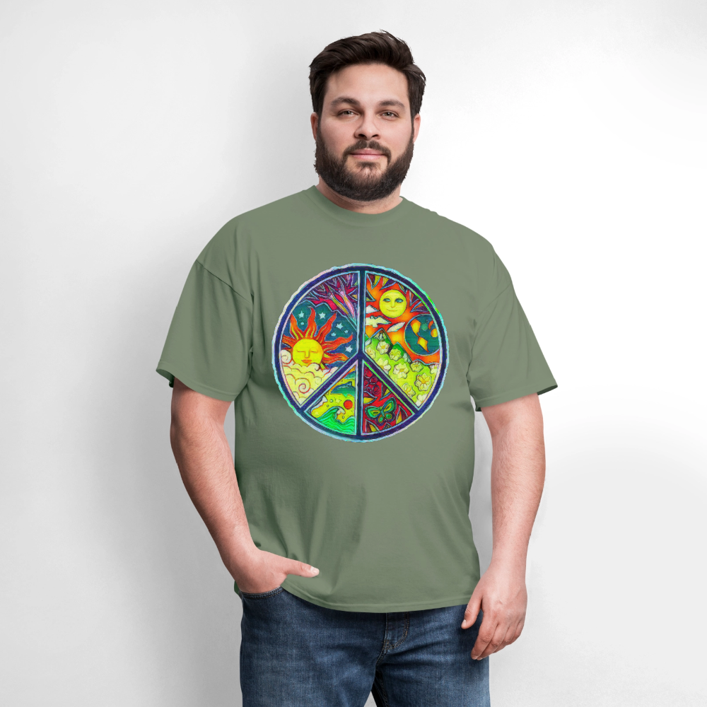 Peace - military green