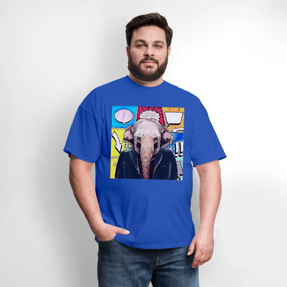 Elephant Party - royal blue