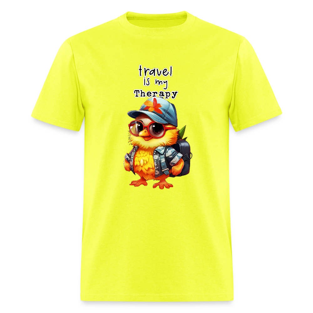 Travel Is My Therapy - safety green