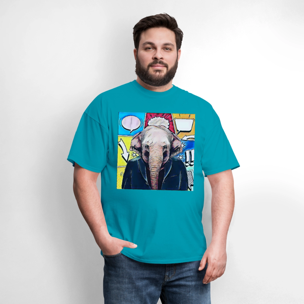 Elephant Party - turquoise