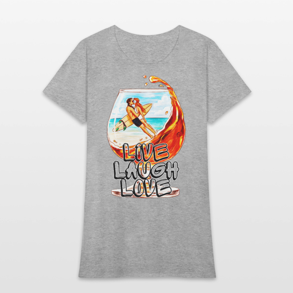 Live, Laugh, Love - heather gray