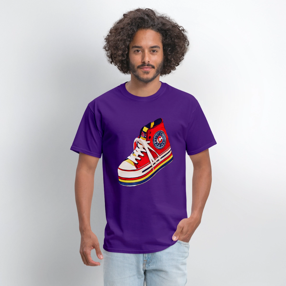High Top Sneaker - purple