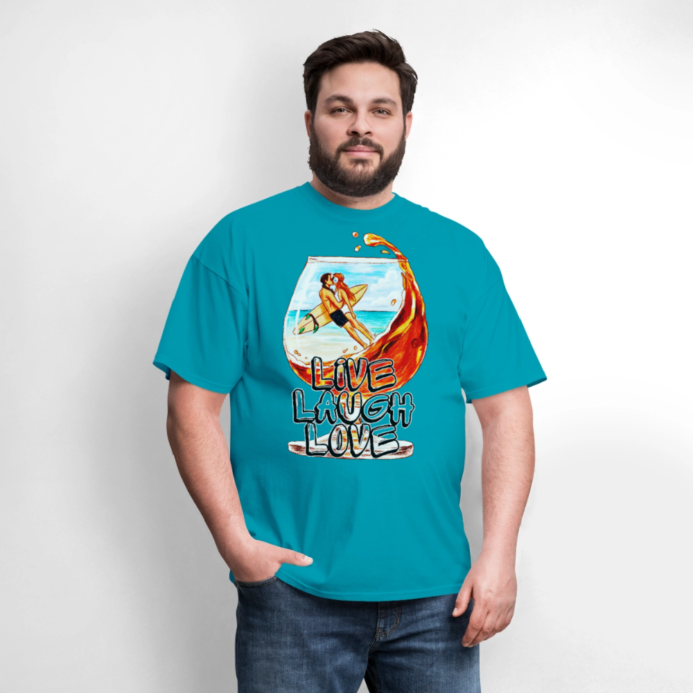 Live, Laugh, Love - turquoise
