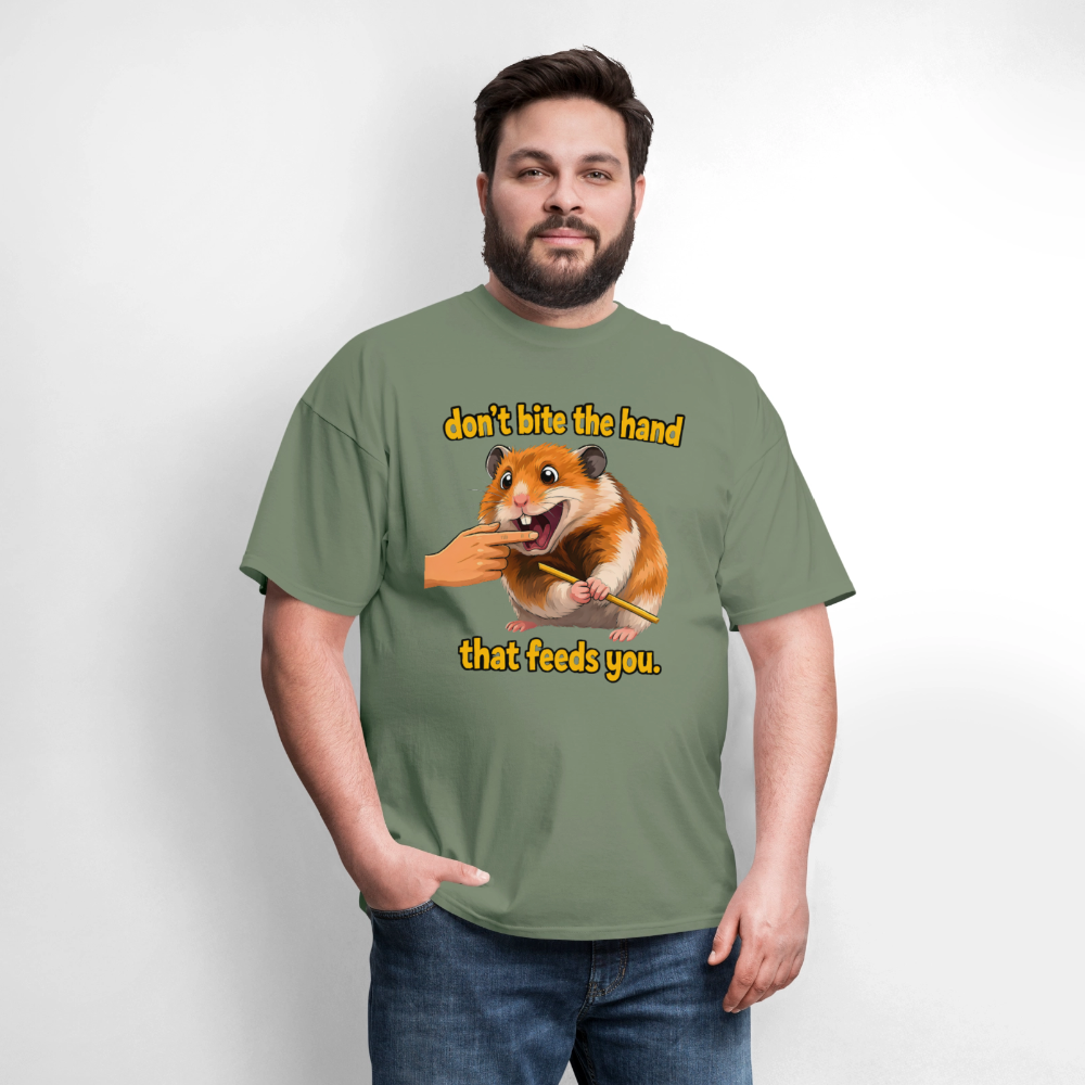 Don't Bite The Hand - military green