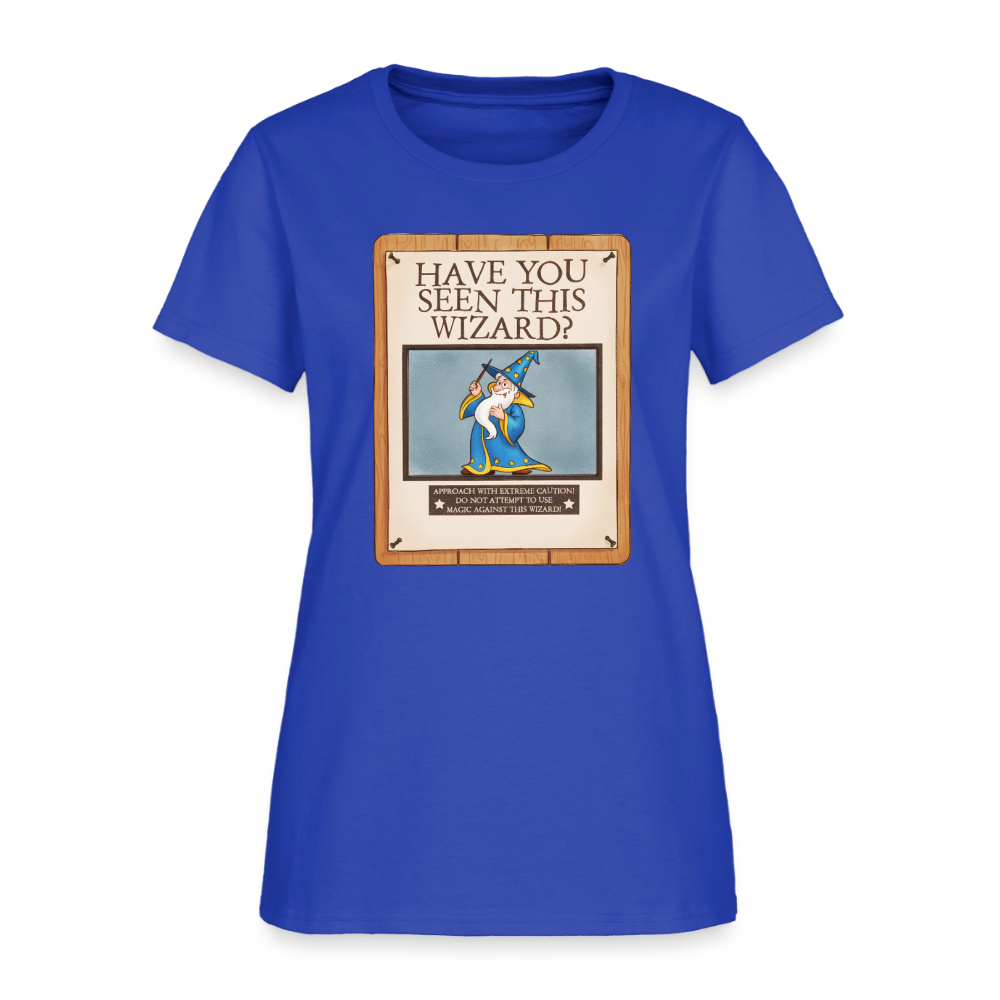 Approach With Caution - royal blue