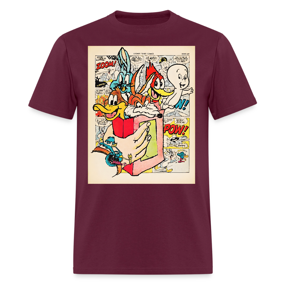 Bugs and Friends - burgundy