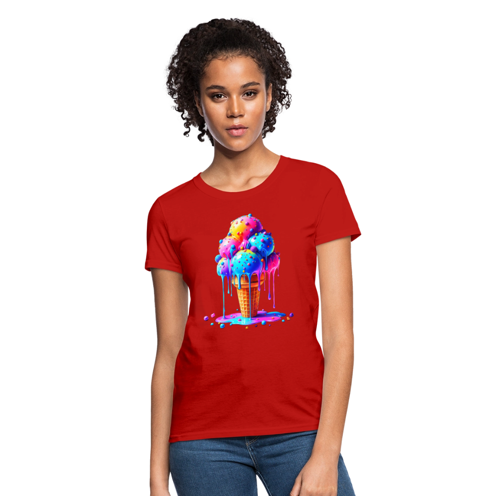 Melting Rainbow - red