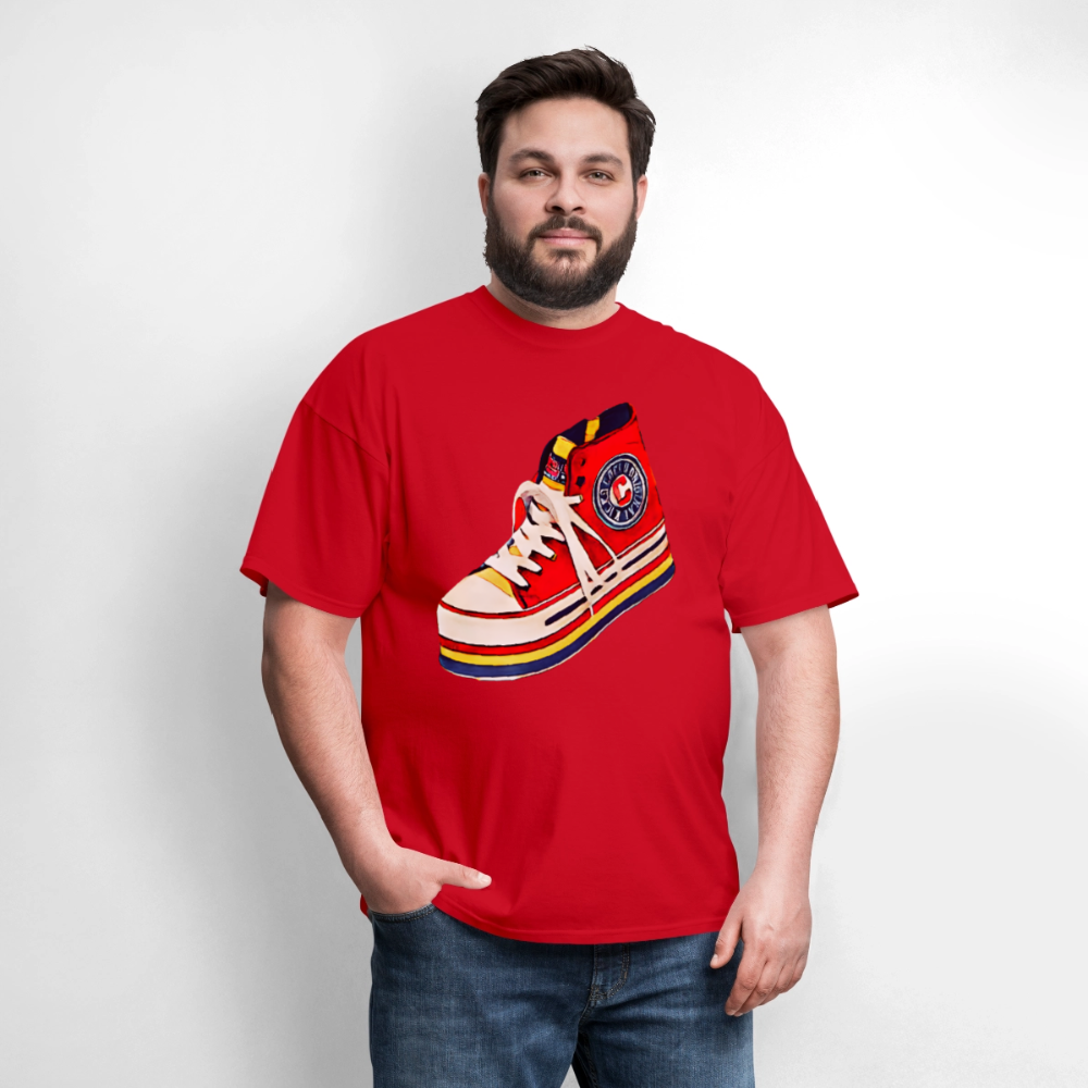 High Top Sneaker - red