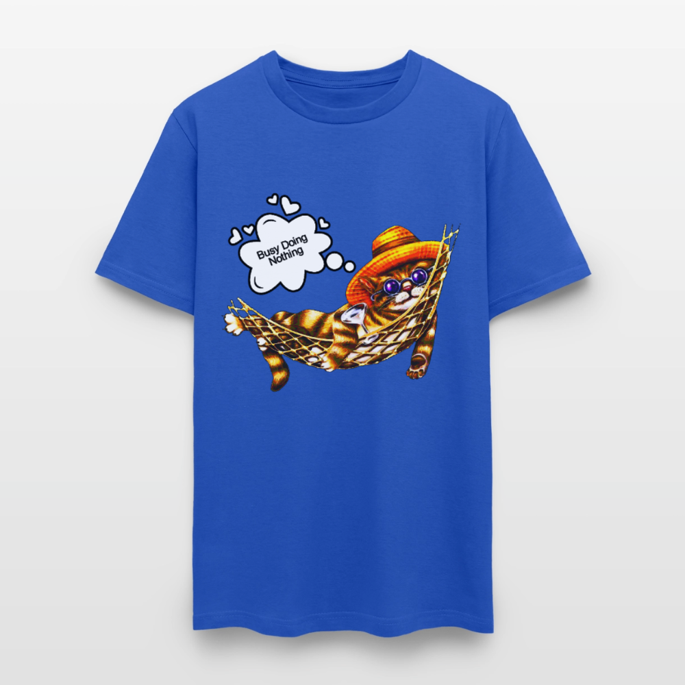 Busy Doing Nothing - royal blue