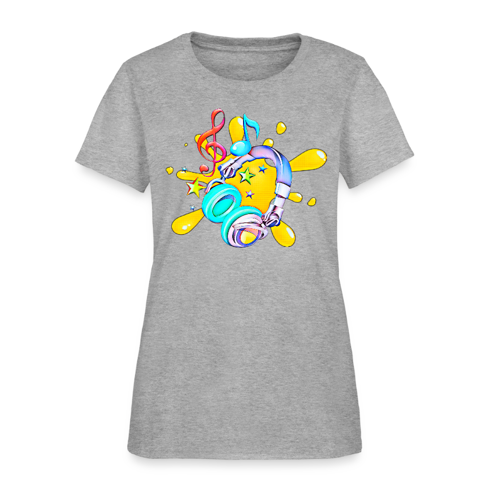 Splash of Music - heather gray