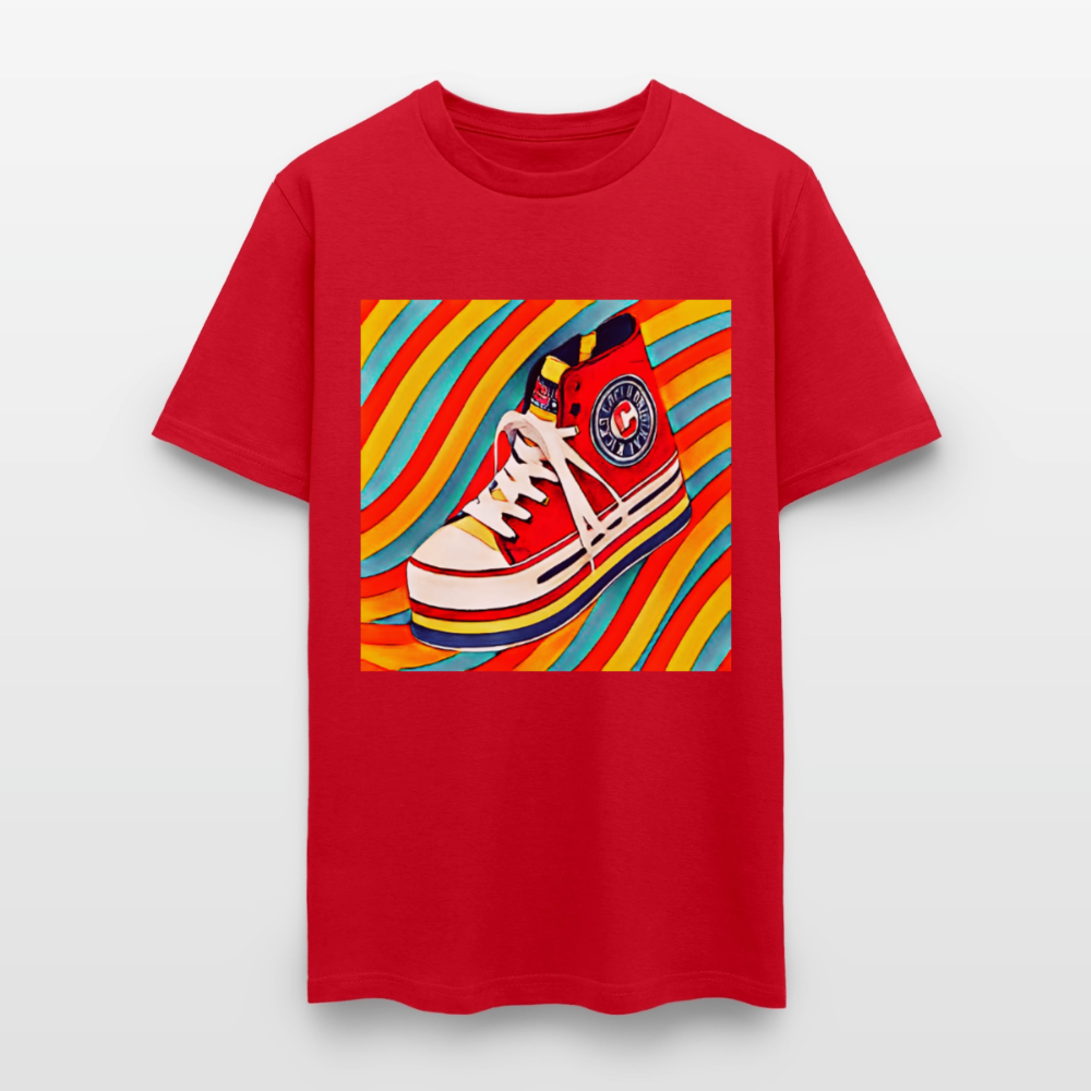 High Top Sneaker - red