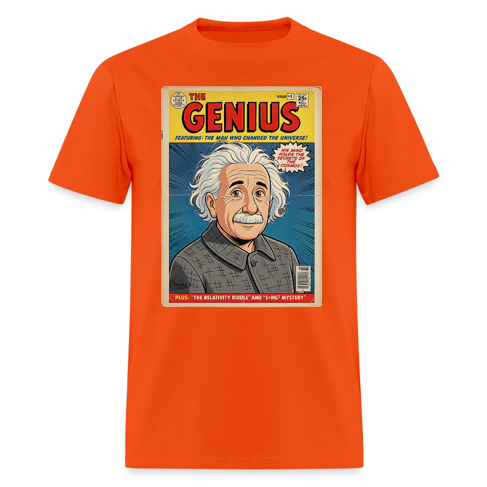 Albert Einstein #1 - orange
