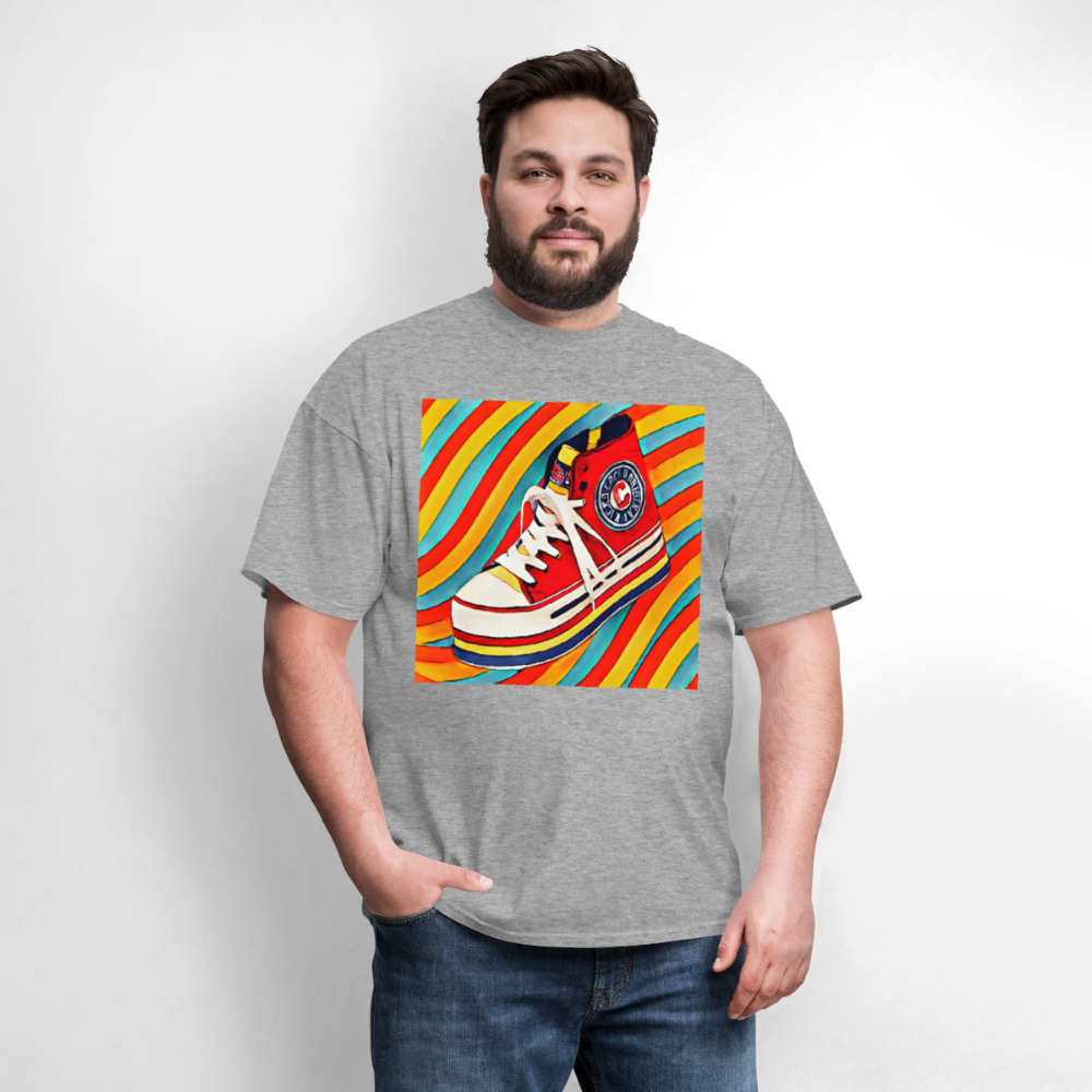 High Top Sneaker - heather gray